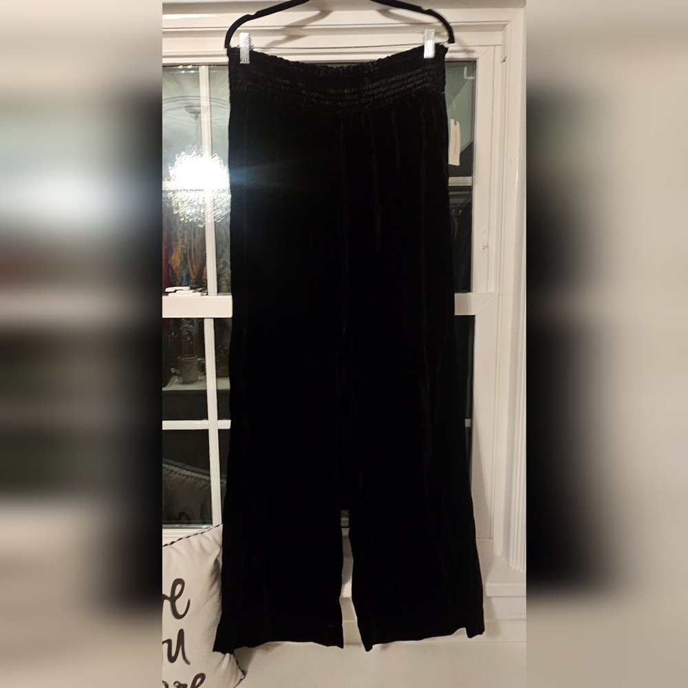 NWT large Anthropologie velvet pants